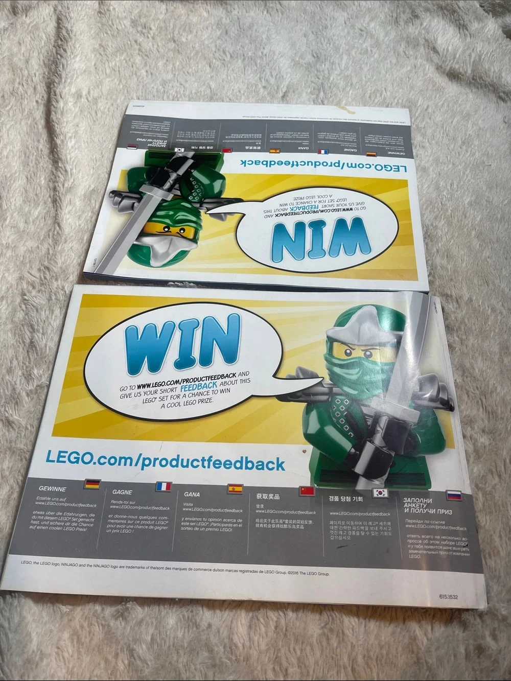Lego Ninjago Building Set manuals - Picture 3 of 3